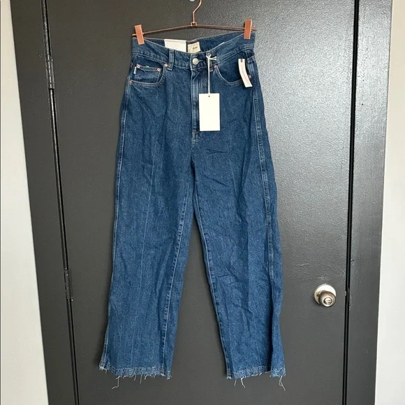 NWT DL1961 Hepburn Wide Leg High-rise Ankle Jeans Sz 26 - Picture 6 of 12